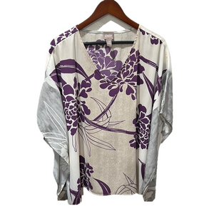 Chico’s size L/ XL GUC Floral V-Neck Women's Top